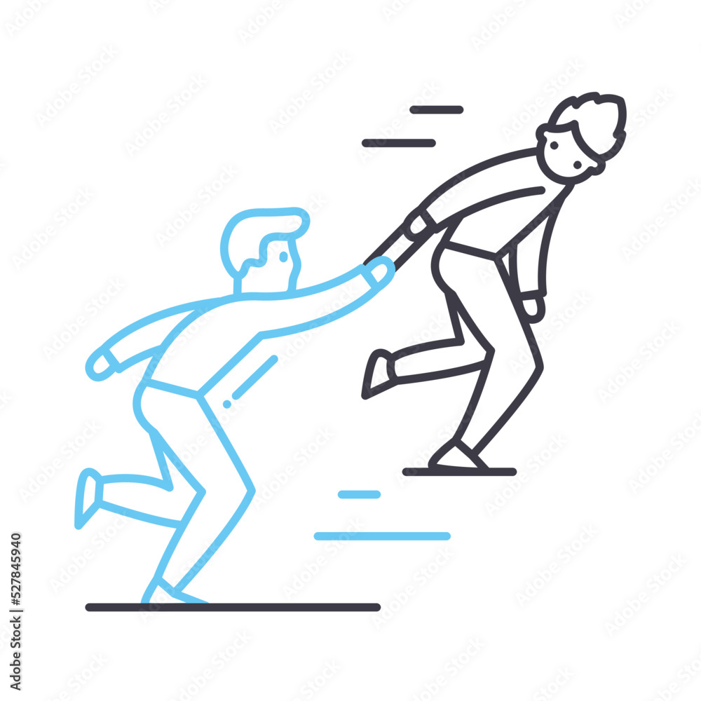 business transferring line icon, outline symbol, vector illustration, concept sign business transferring line icon, outline symbol, vector illustration, concept sign
