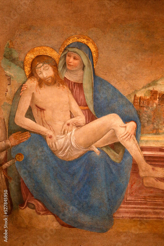 Painting in Santa Maria della Consolazione church, Milan. © Julian