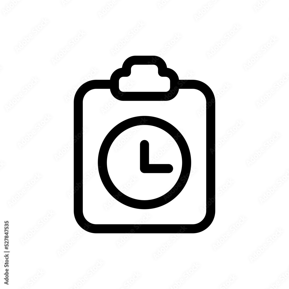 time management line icon time management line icon