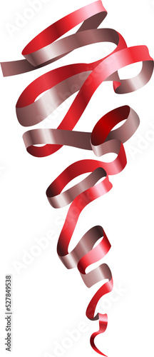 pretty shiny curly ribbon s...