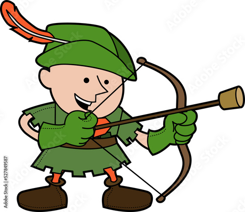 Illustration of robinhood photo