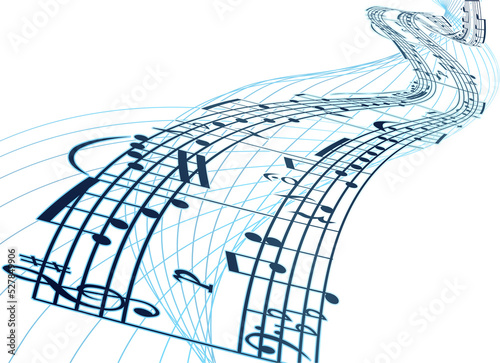 Vector Sheet music background