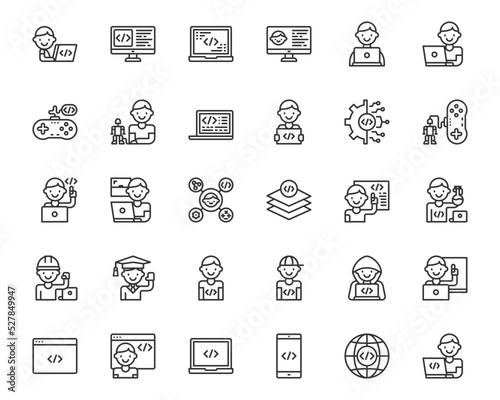 kids coding icon vector , studying, game, development, robotics