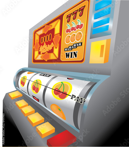 slot machine illustration photo