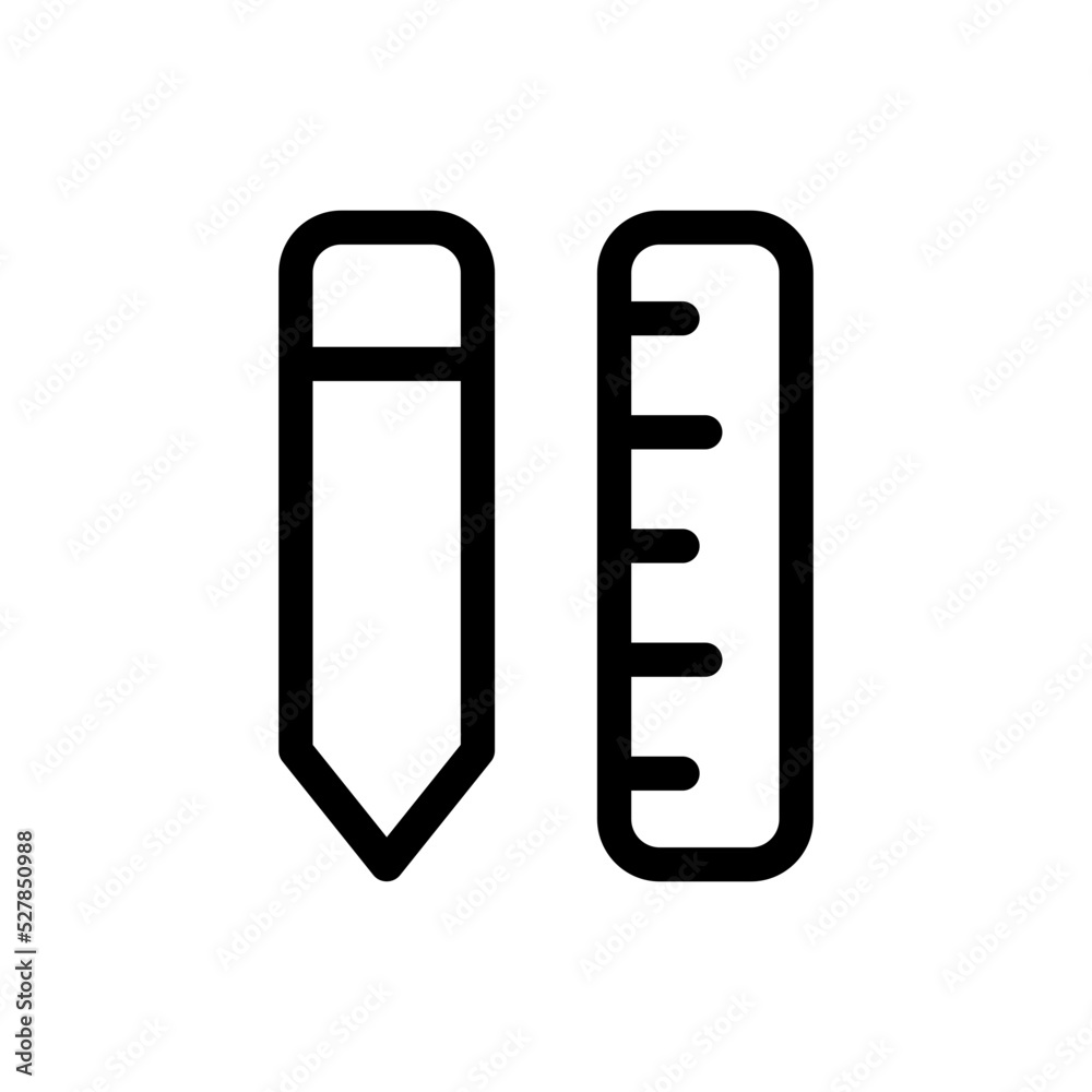 design tools line icon design tools line icon