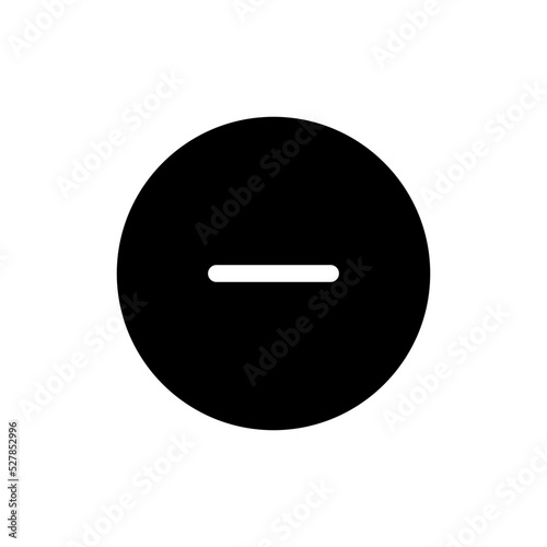 Free Download minus glyph icon - GFXLoad