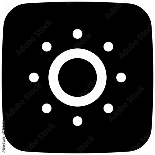 brightness glyph icon