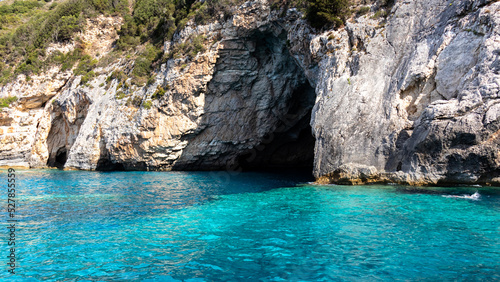 turquoise blue sea and rocks © IoanaAnca