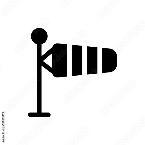 windsock glyph icon