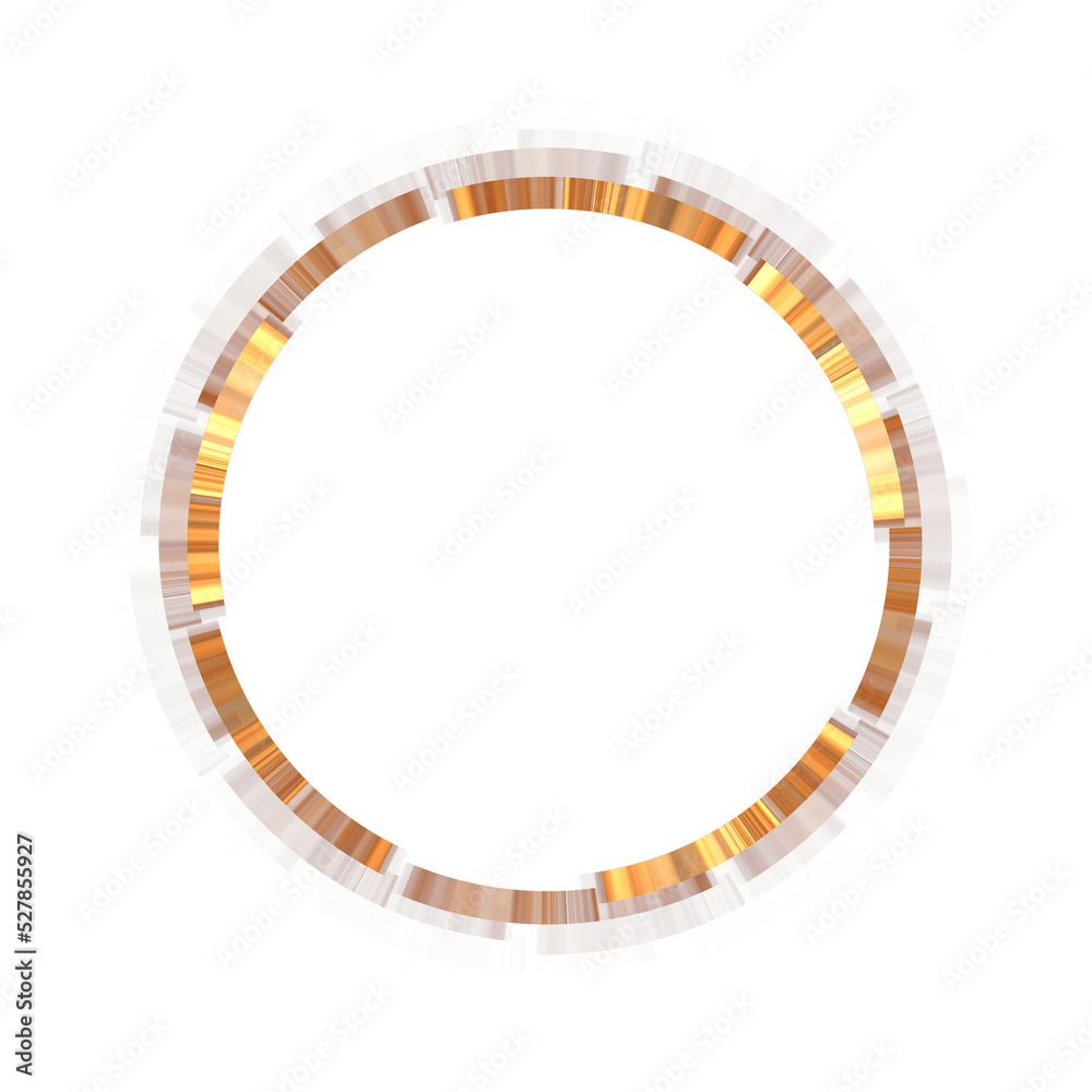 Abstract gold gradient circle frame Abstract gold gradient circle frame