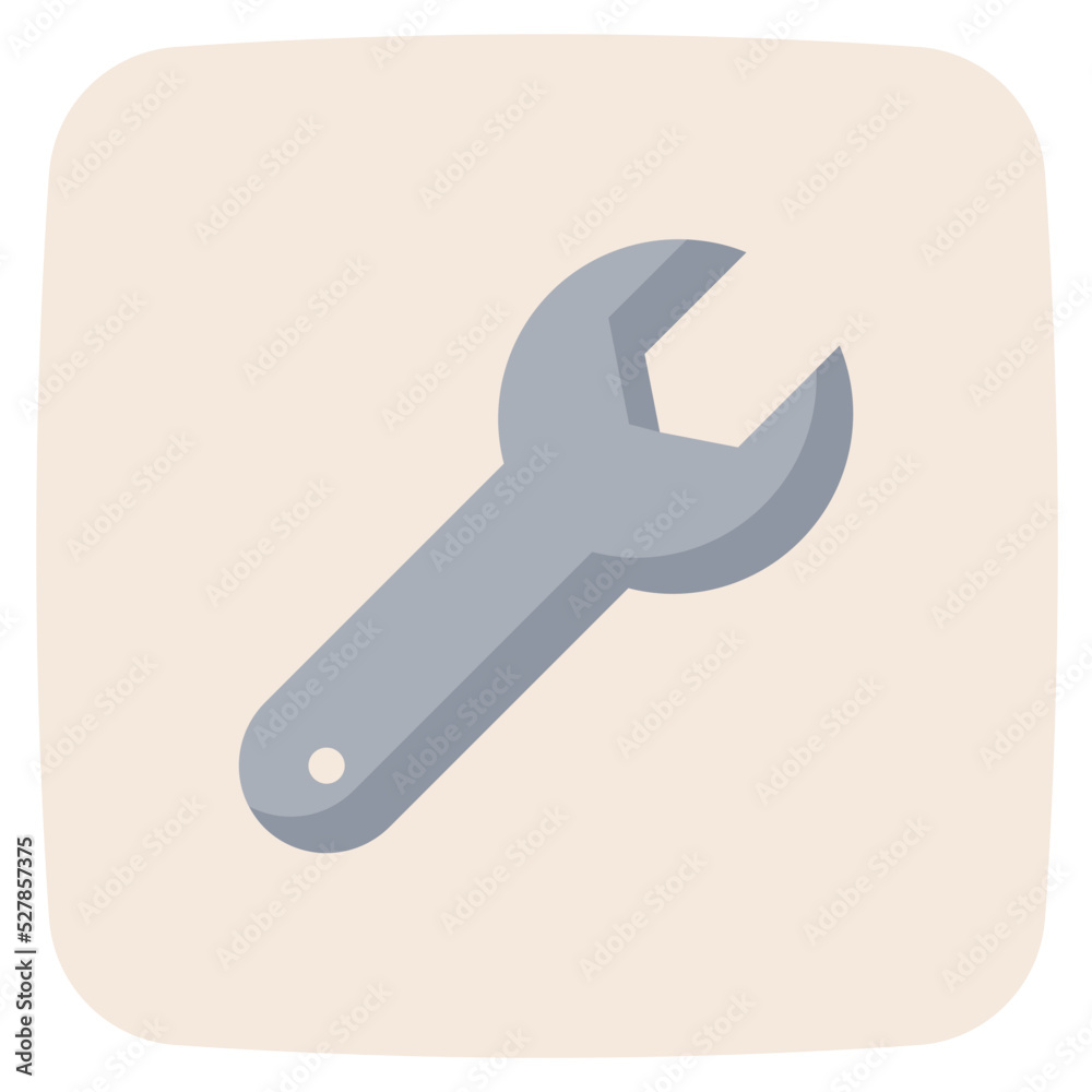 wrench flat icon wrench flat icon