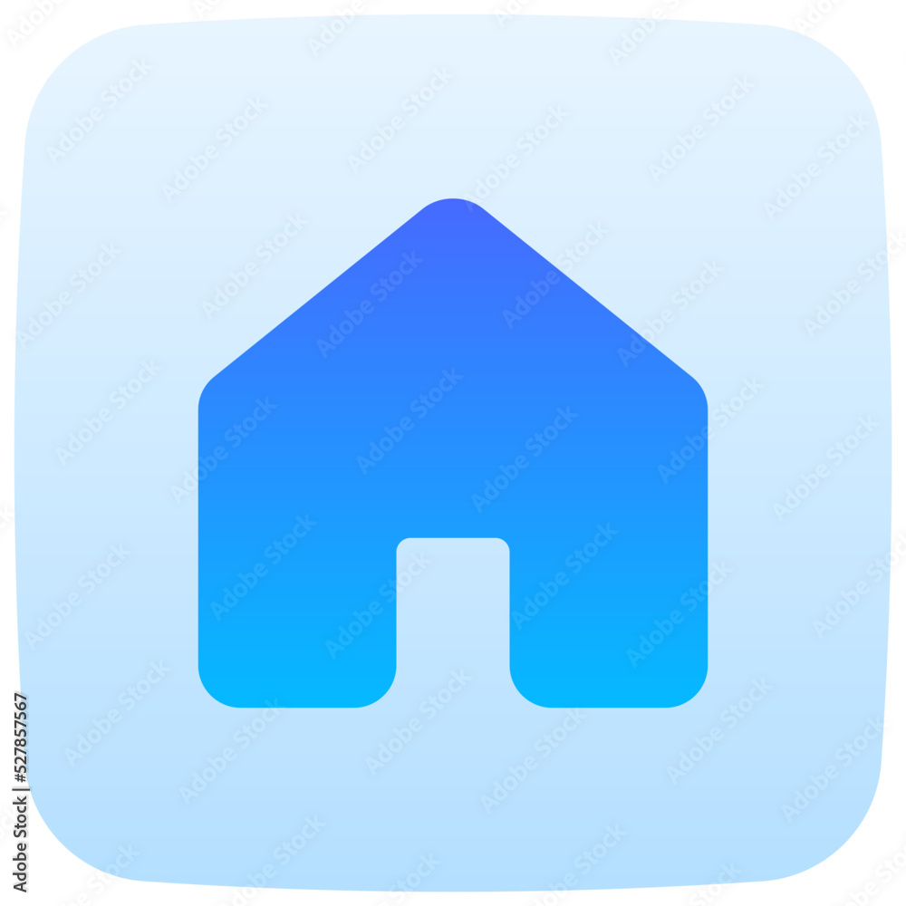home flat gradient icon home flat gradient icon