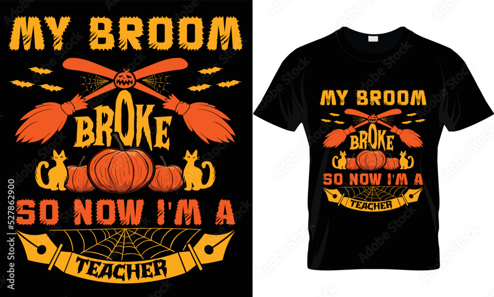 Halloween T-Shirt Design Template. Halloween T-Shirt Design Template.