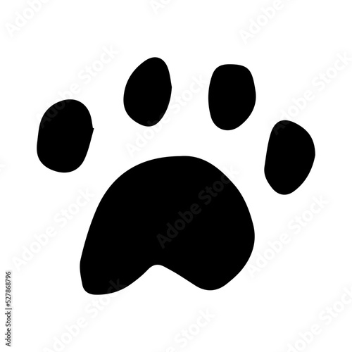 animal paw element
