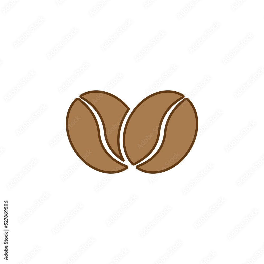 coffee bean vector icon coffee bean vector icon