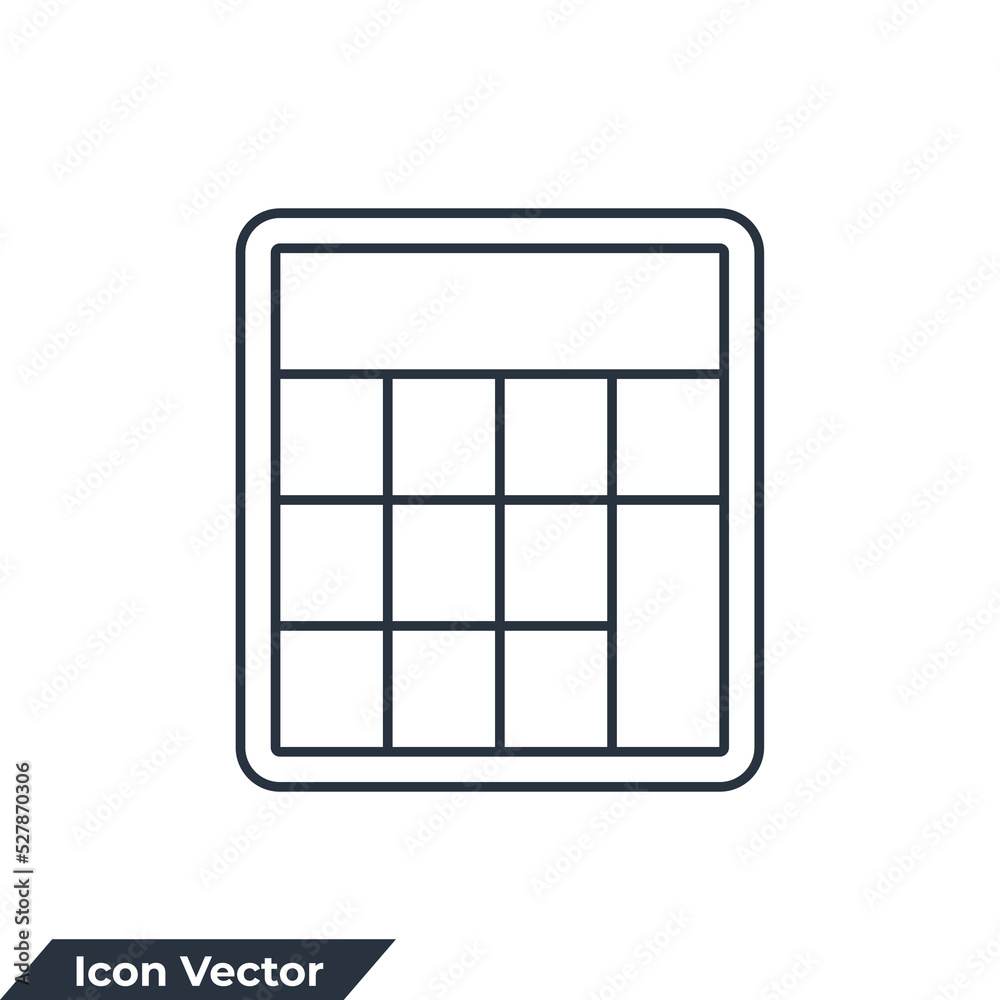 calculator icon logo vector illustration. calculator symbol template for graphic and web design collection calculator icon logo vector illustration. calculator symbol template for graphic and web design collection