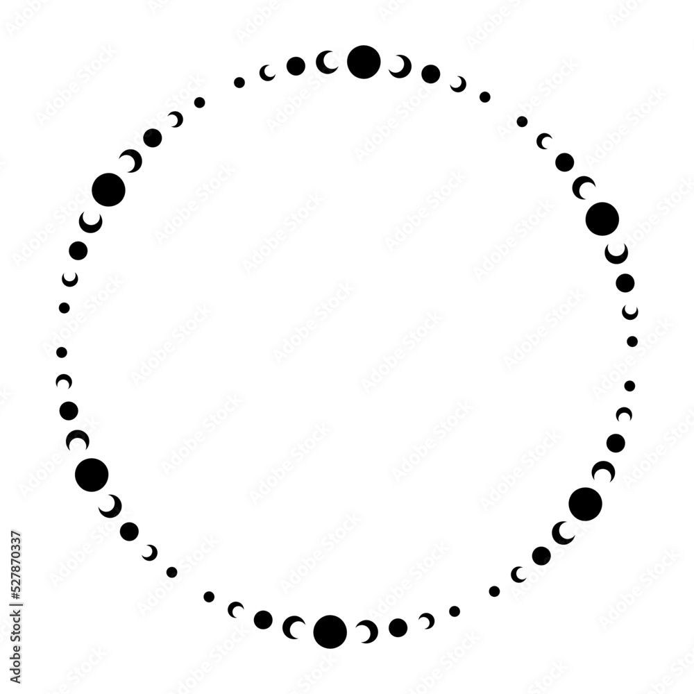 moon art circle frame
moon art circle frame