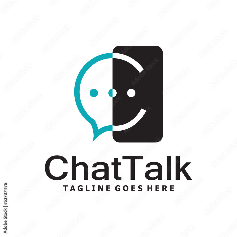 chat bubble logo icon vector illustration template chat bubble logo icon vector illustration template