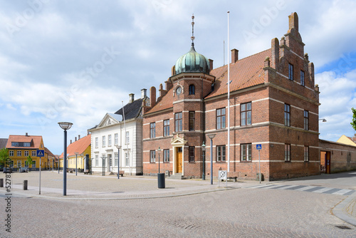 Former town hall of Stege on the town square