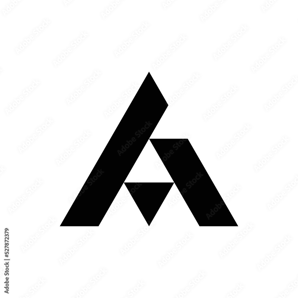 Letter A logo or icon design. template elements. geometric abstract logos Letter A logo or icon design. template elements. geometric abstract logos