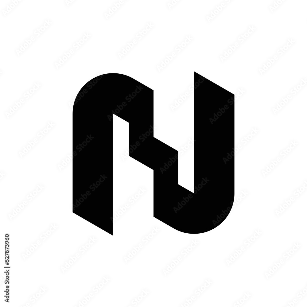 Letter N logo or icon design. template elements. geometric abstract logos Letter N logo or icon design. template elements. geometric abstract logos