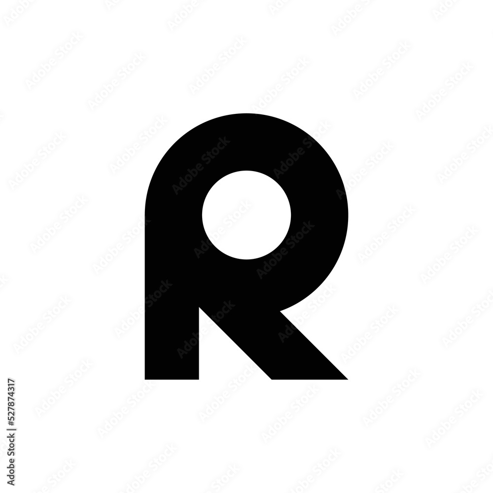 Letter R logo or icon design. template elements. geometric abstract logos Letter R logo or icon design. template elements. geometric abstract logos