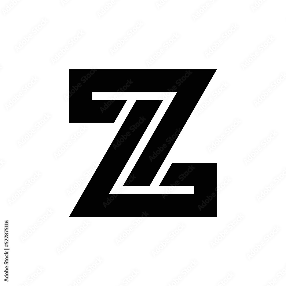 Fototapeta premium Letter Z logo or icon design. template elements. geometric abstract logos