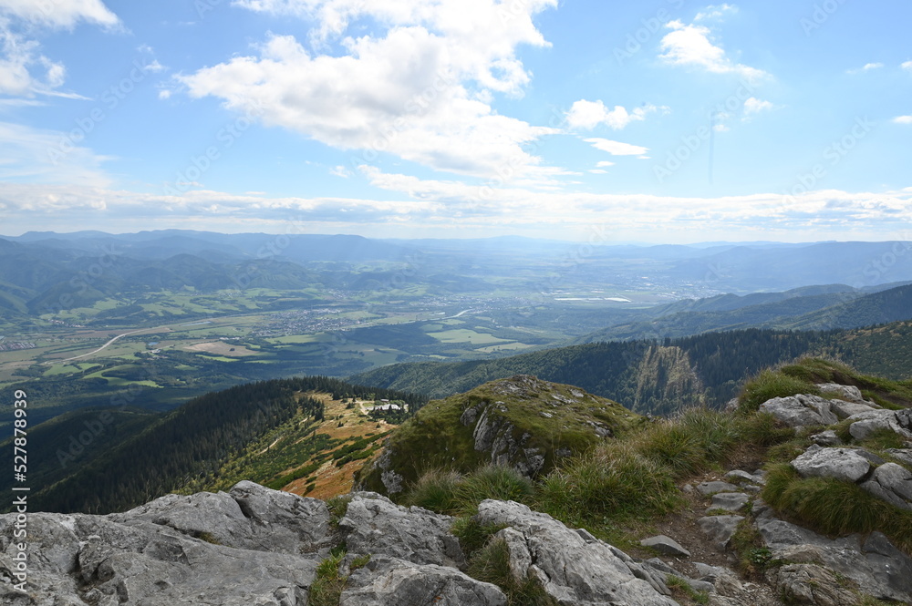 mountains in the mountains, sekective focus, hiking in Slovakia, Chleb