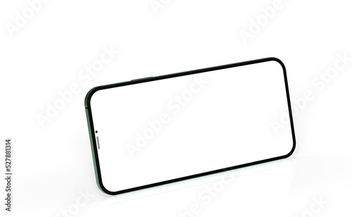 Smartphone. Mobile phone Template. Telephone 3d