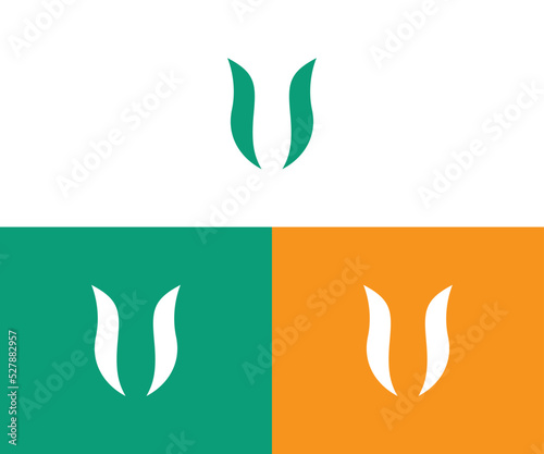 u logo design