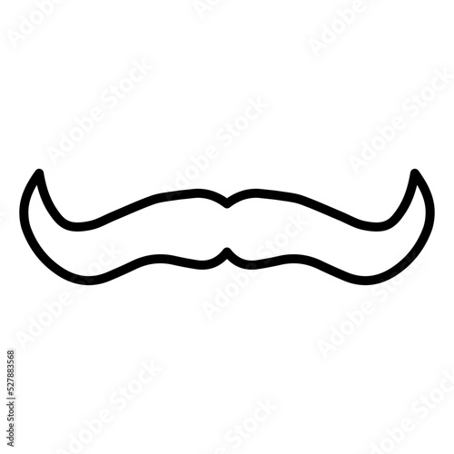 doodle moustache element 