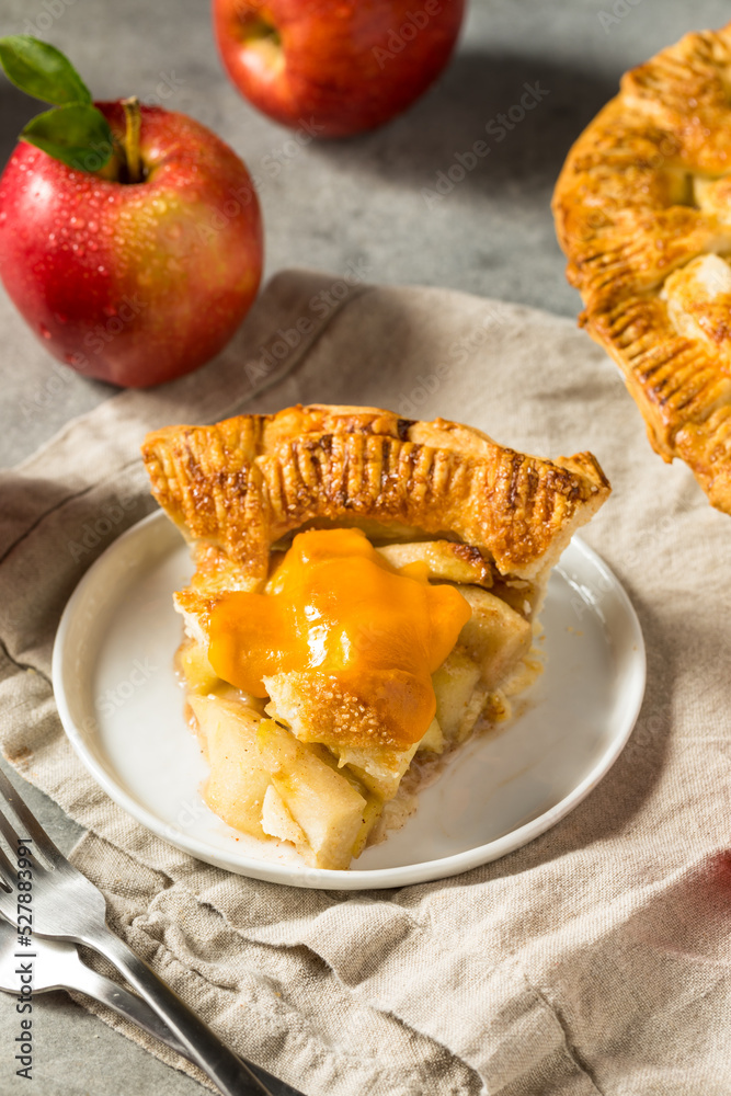 American Apple Pie With Cheese