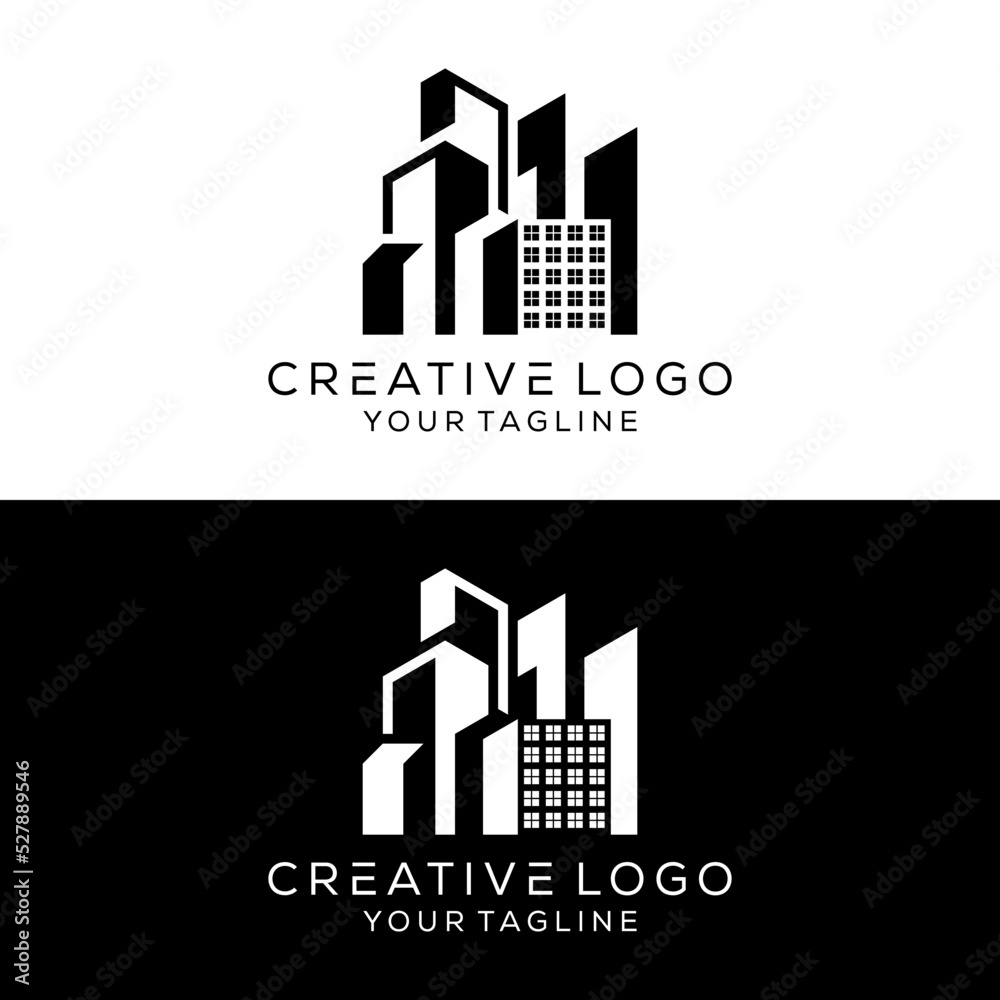 creative building company logo