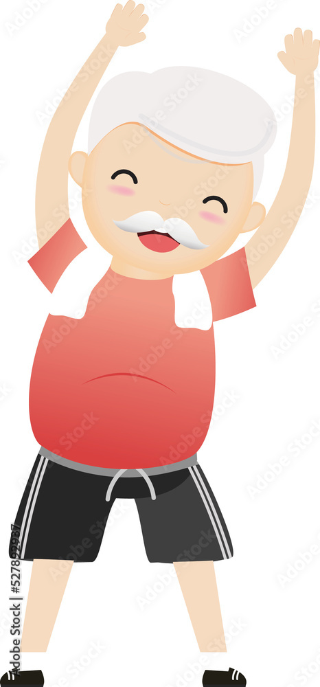Elderly people exercising. Active healthy workout aged people. Old man making morning exercises. Elderly people exercising. Active healthy workout aged people. Old man making morning exercises.