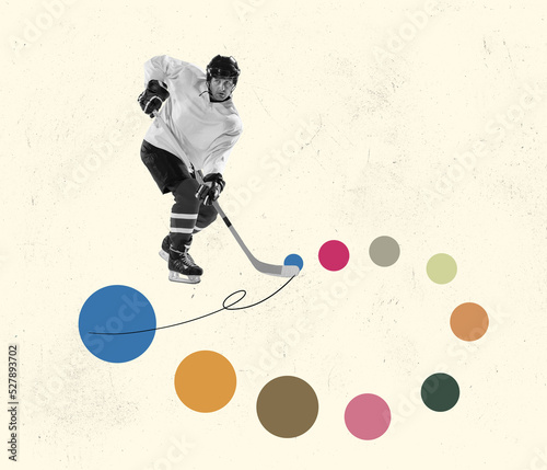 Canvas Print Retro style design