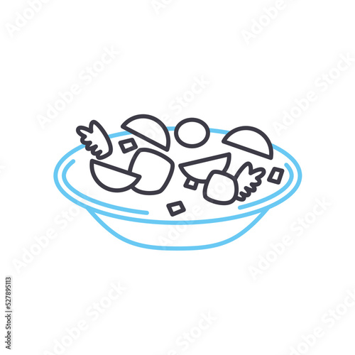 goulash line icon, outline symbol, vector illustration, concept sign