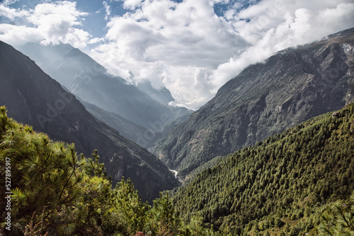 Everest Base Camp Trek, Sagarmatha National Park, Nepal. photo