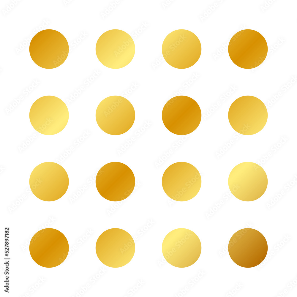 gold shape pattern
