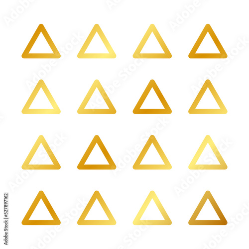 gold shape pattern 