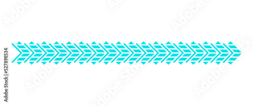 dashed tech arrow

