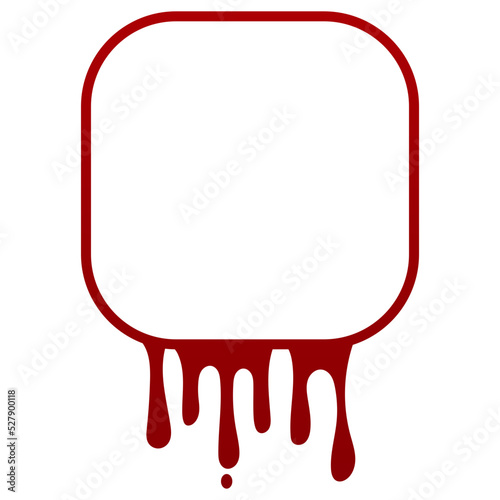 gradient bloody border frame
