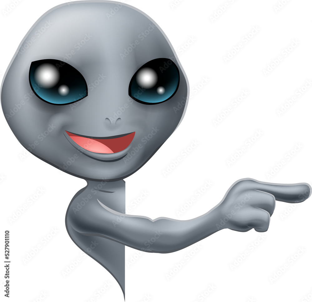 Alien Pointing Alien Pointing