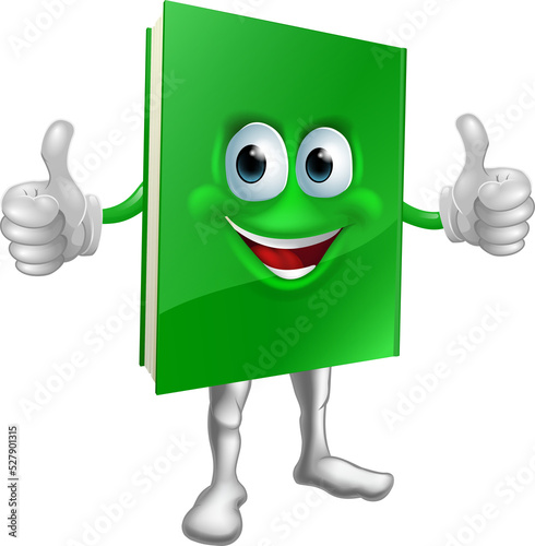 Book mascot education concept
