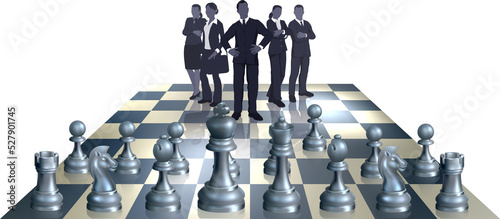 Chess Business Team Concept