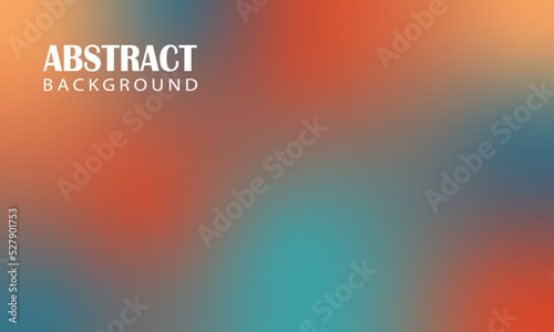 Abstract bright warm background with red orange and blue colors. Mesh background with autumn colors.