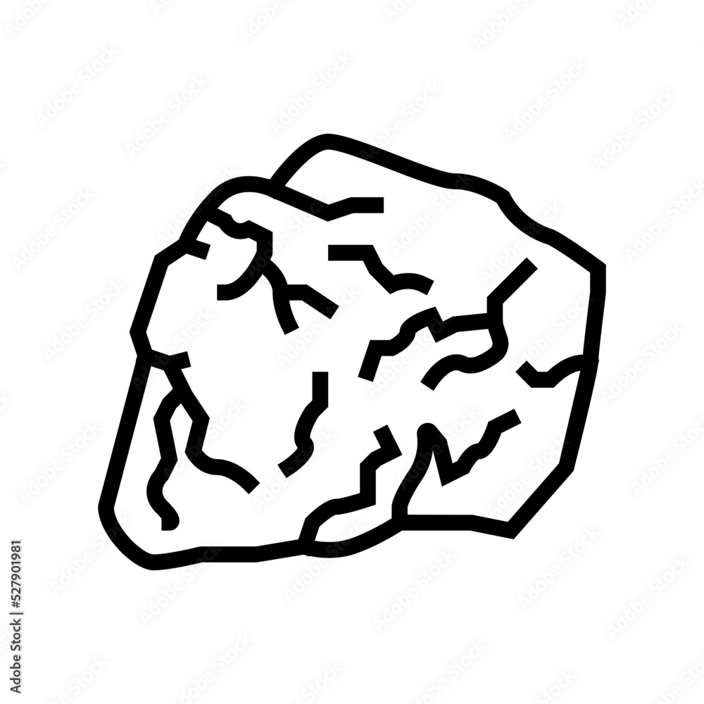 marble stone rock line icon vector. marble stone rock sign. isolated contour symbol black illustration marble stone rock line icon vector. marble stone rock sign. isolated contour symbol black illustration