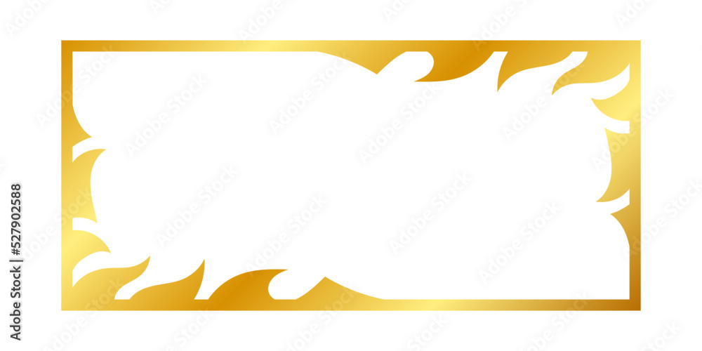 Obraz premium gold art rectangle frame 