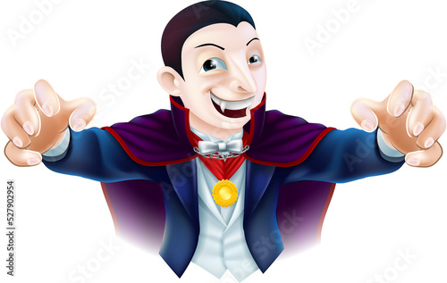 Halloween Cartoon Dracula photo