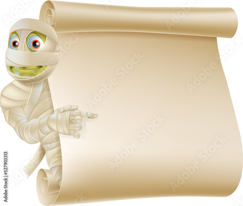Mummy Halloween Monster Scr...