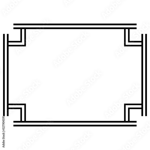 line border rectangle frame 